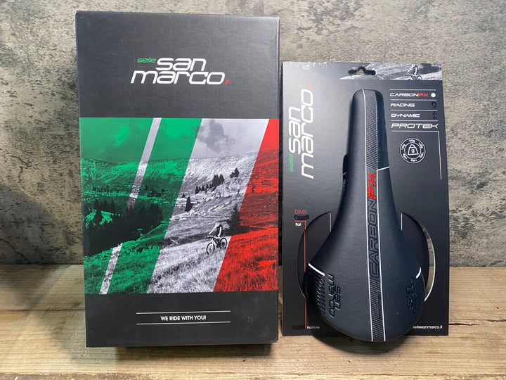 JR318 サンマルコ san marco CONCOR CARBON FX PROTEK サドル 黒 WIDE CARBON レール