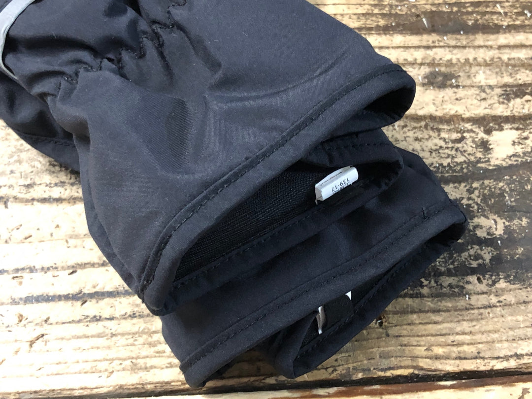KJ042 パールイズミ PEARL iZUMi 長指 ウィンターグローブ 黒 M