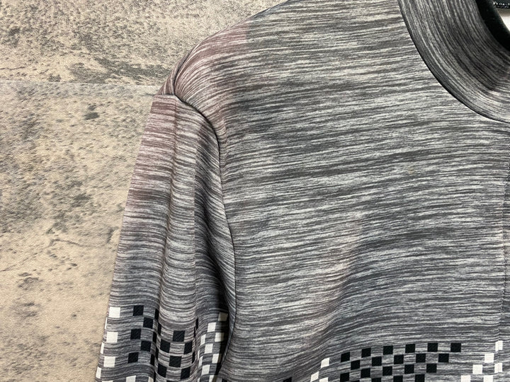 JT317 パールイズミ PEARL iZUMi 長袖 サイクルジャージ グレー L 裏起毛
