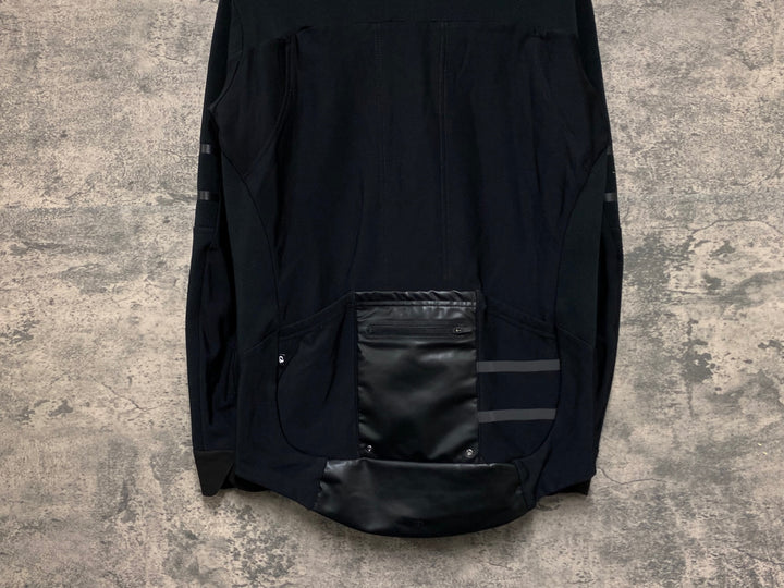 JV347 パールイズミ PEARL iZUMi 長袖サイクルジャケット 黒 M 裏起毛 黒タグ