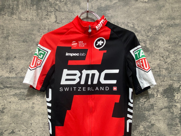 JG625 アソス assos BMC 半袖 サイクルジャージ 黒赤 S