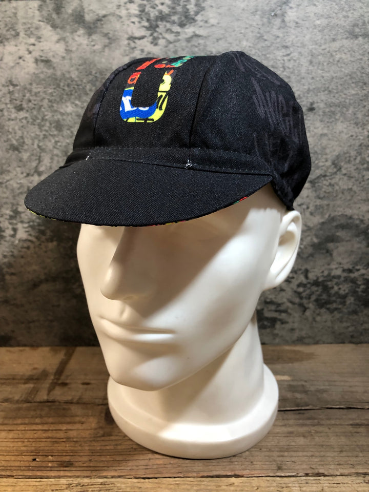 KG241 カステリ CASTELLI サイクルキャップ 黒 ※タグカット