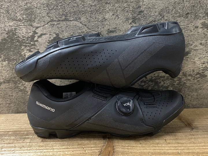 KJ341 シマノ SHIMANO XC3 SHXC300M ビンディングシューズ 黒 EU43