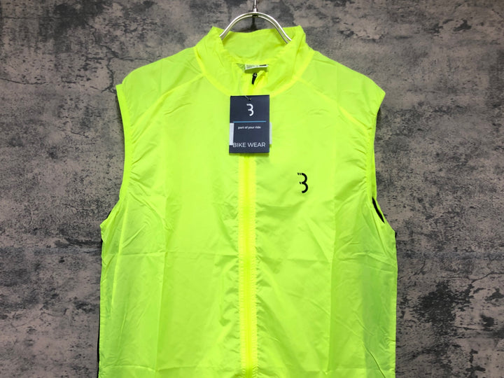 KL346 BBB cycling ジレ サイクルベスト  黄 M
