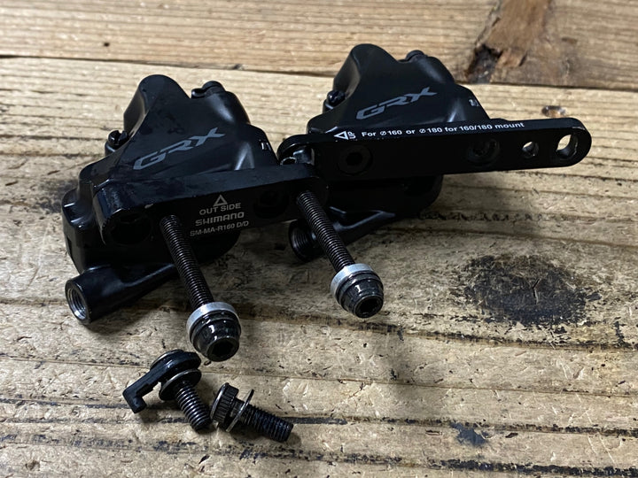 KK511 シマノ SHIMANO GRX BR-RX400 ディスクブレーキキャリパー 前後セット