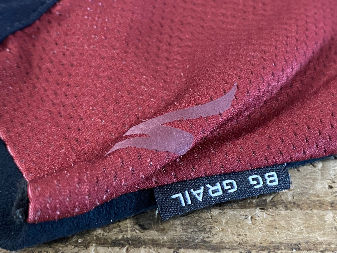 JQ766 スペシャライズド SPECIALIZED BG GRAVEL GLOVES LF 長指 グローブ 赤 黒 L