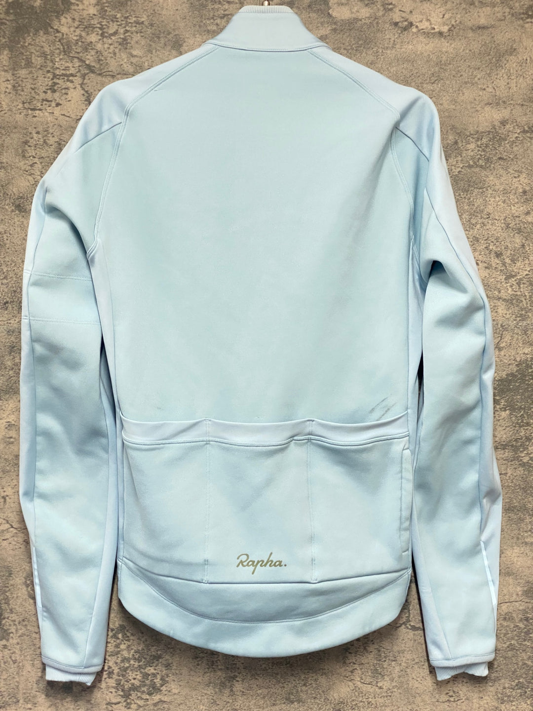 KM414 ラファ Rapha CORE WINTER JACKET 長袖 サイクルジャケット 水色 S 裏起毛