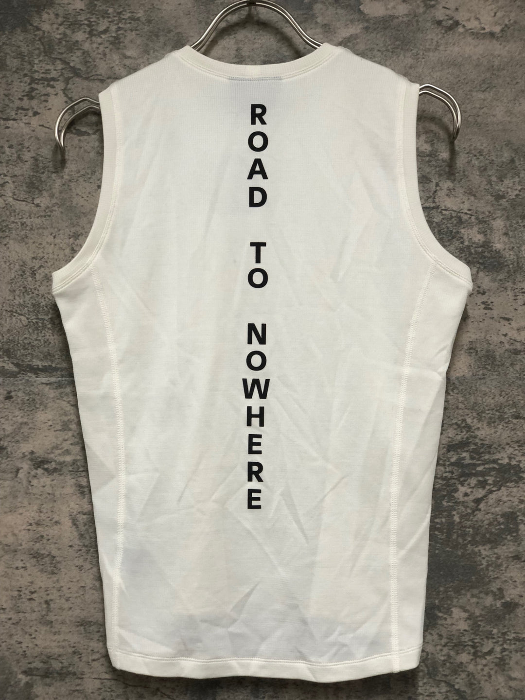 KM713 パスノーマルスタジオ PAS NORMAL STUDIOS MID SLEEVELESS BASELAYER ノースリーブ ベースレイヤー 白 S
