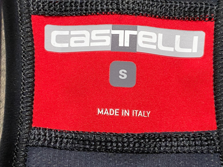 KD389 カステリ CASTELLI ビブタイツ 黒 S 裏起毛