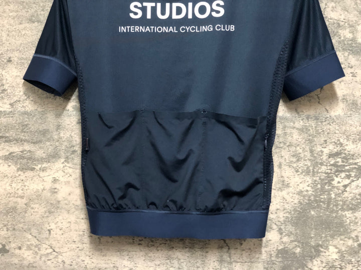 JZ663 パスノーマルスタジオ PAS NORMAL STUDIOS 半袖 サイクルジャージ ネイビー S