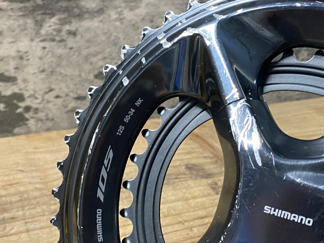 JZ518 シマノ SHIMANO 105 FC-R7100 クランクセット 170mm 50/34T ※傷