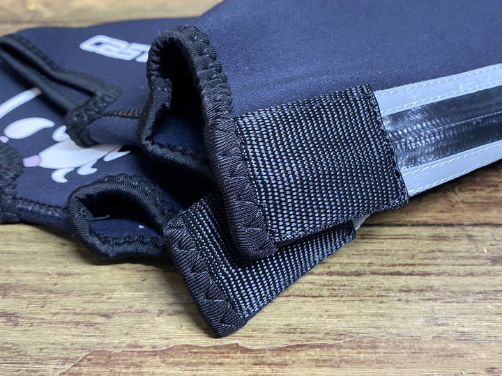 KH244 カステリ CASTELLI シューズカバー 黒 S/M