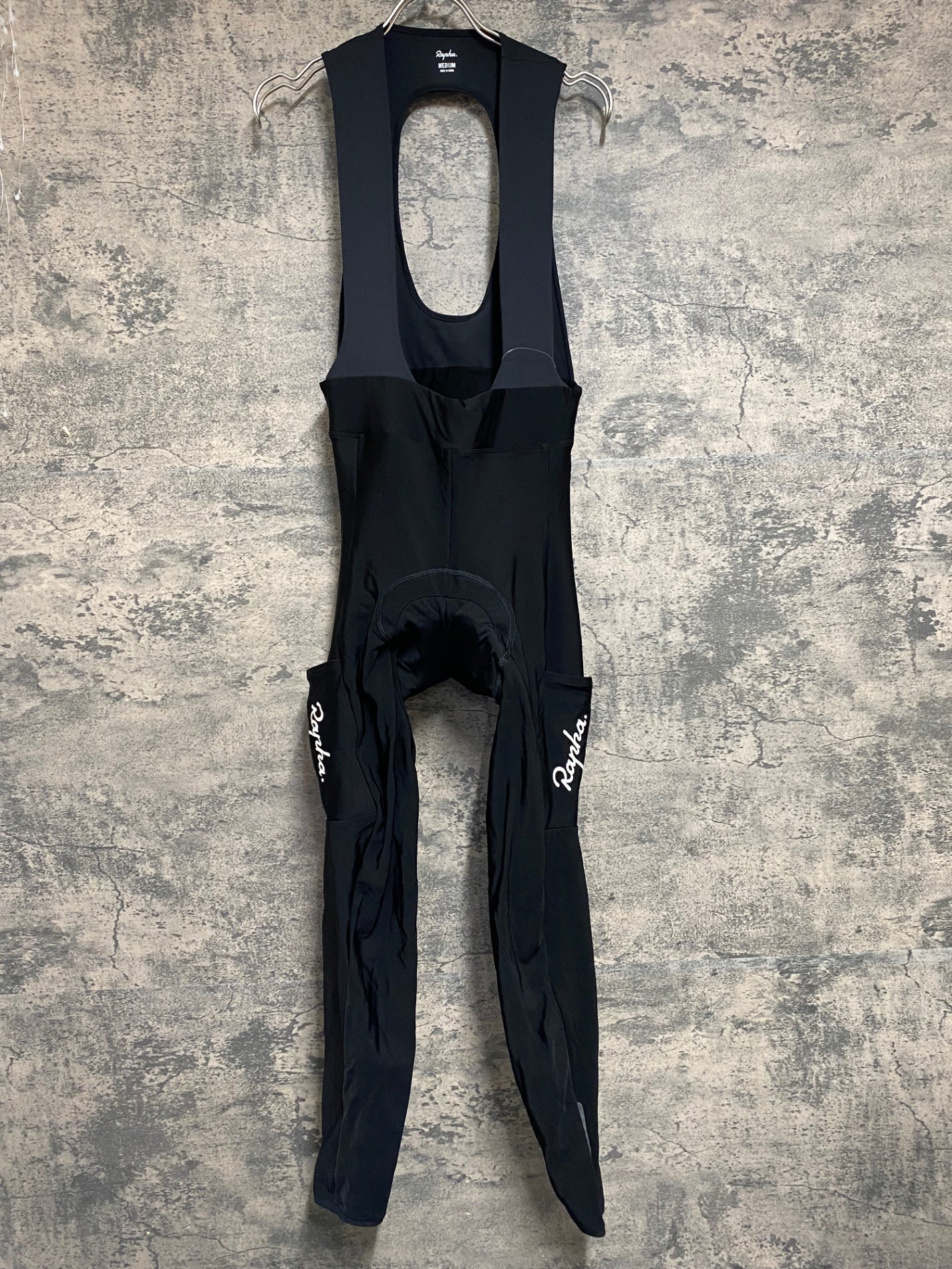 JP936 ラファ Rapha CORE CARGO WINTER TIGHTS WITH PAD ビブタイツ 黒