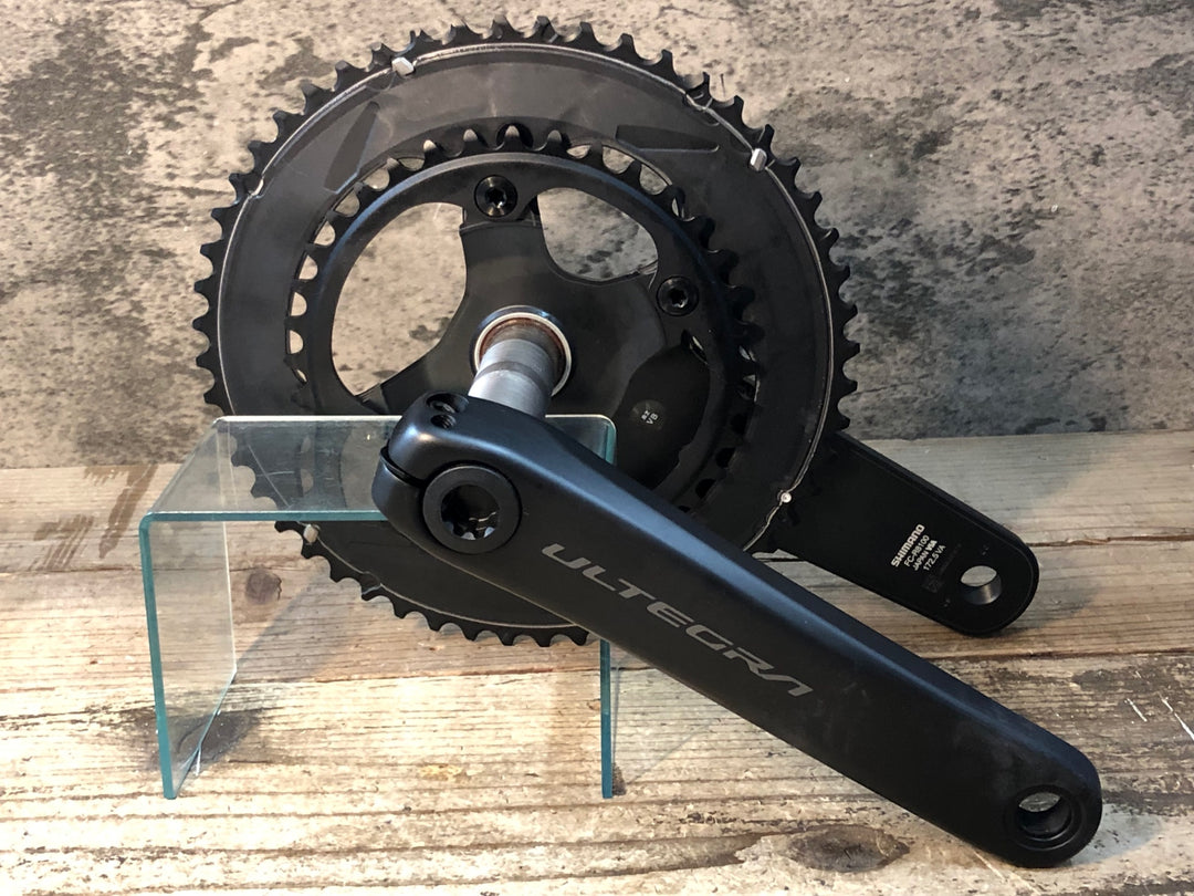 JQ235 4iiii シマノ SHIMANO アルテグラ ULTEGRA FC-R8100 片側計測 パワーメーター クランクセット 52/36T 172.5mm 起動確認済