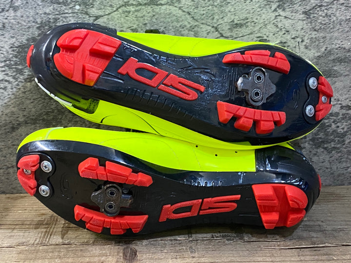 KG379 シディ SIDI TRACE MTB ビンディングシューズ 黄 SPD EU44