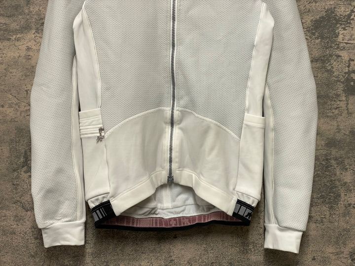 KG631 アソス assos AIRBLOCK 851 長袖 サイクルジャケット 白 M 裏起毛
