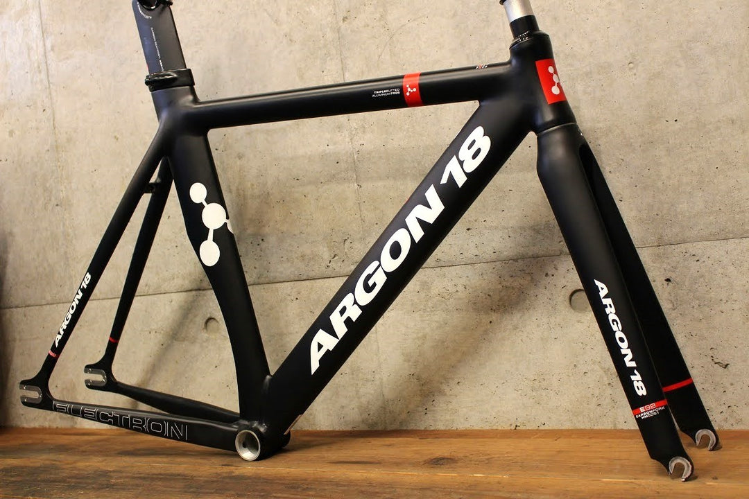 【訳あり】 アルゴン ARGON18 ELECTRON 2017年頃モデル Sサイズ アルミ ピストバイク トラックバイク フレームセット 【福岡店】