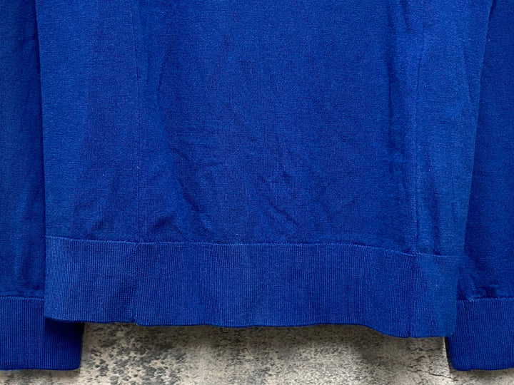 JV924 ラファ Rapha MERINO POLO 長袖 ポロシャツ 濃紺 S
