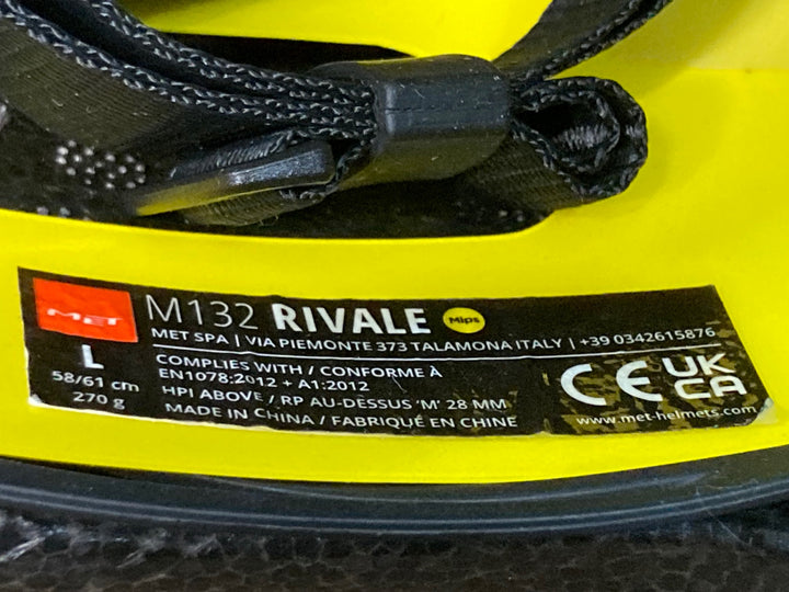 JX893 メット MET M132 RIVAL MIPS ヘルメット 白 L 2024年製