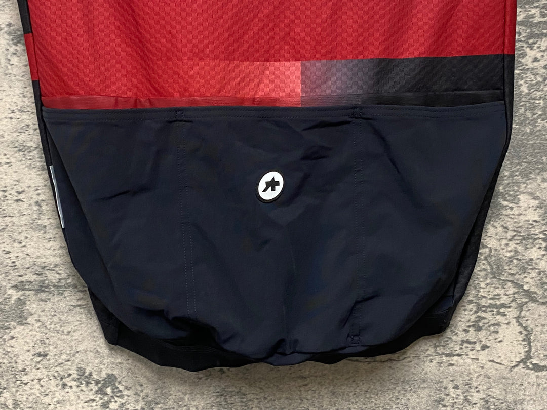 KA904 アソス ASSOS 半袖 サイクルジャージ 赤 黒 S Alfa Romeo F1