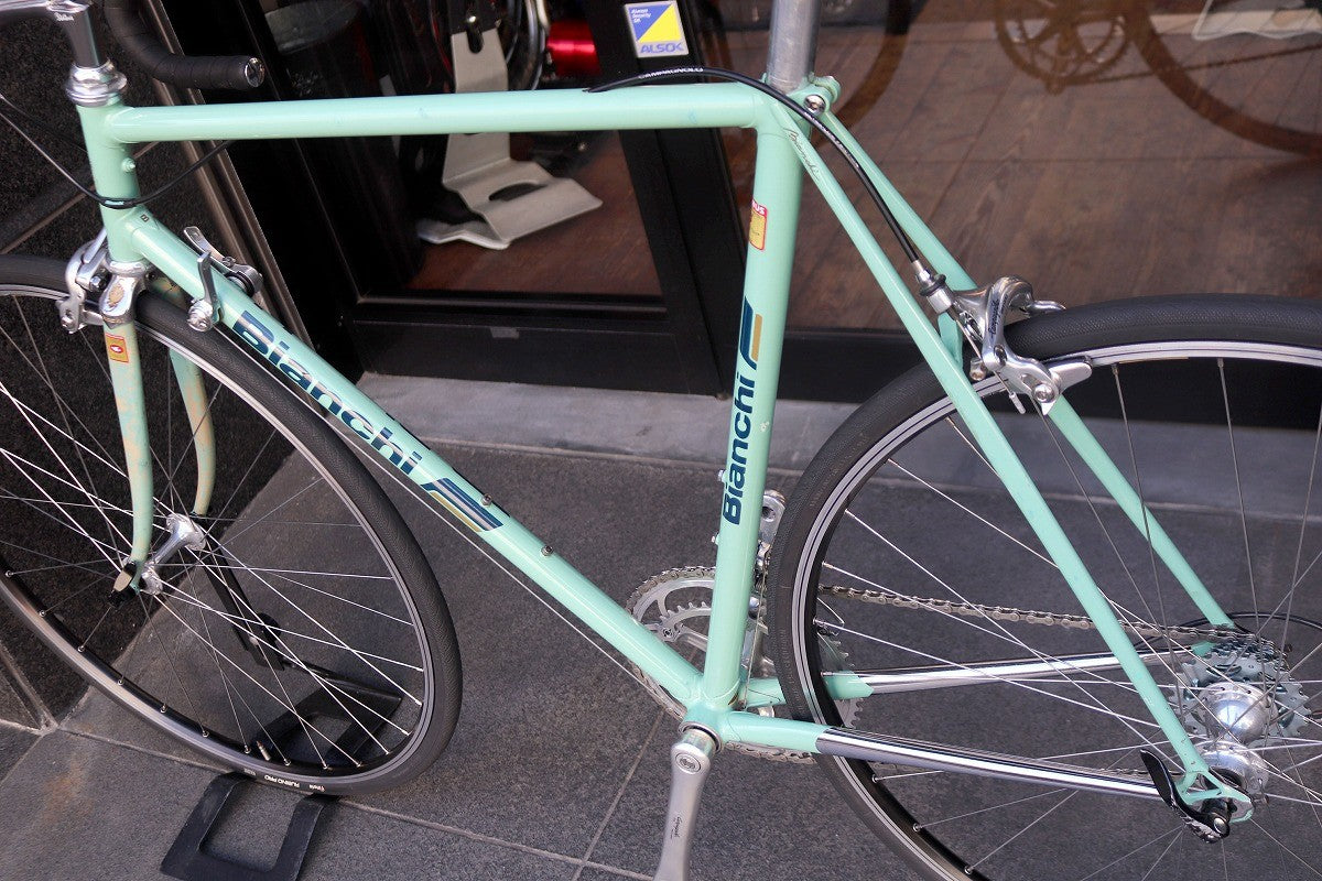 ビアンキ Bianchi レパルトコルセ X4 TSX Reparto Corse 1990頃 カンパニョーロ レコード 8S ヴィンテージ スチール  ロードバイク 【南麻布店】