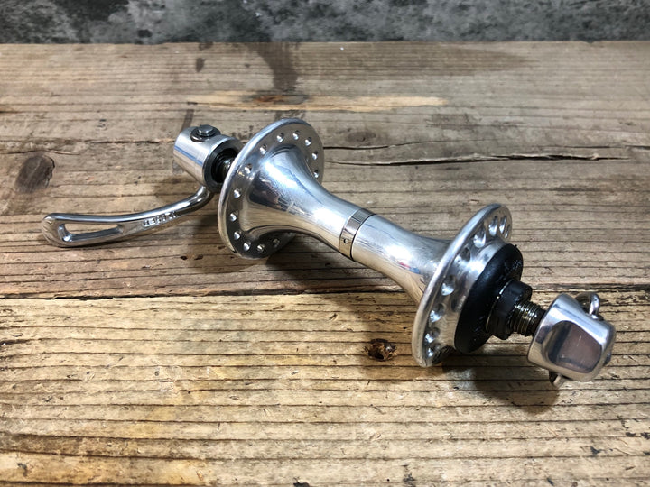 KG438 カンパニョーロ CAMPAGNOLO レコード チタニウム Record Titanium フロント ハブ OLD100 32H