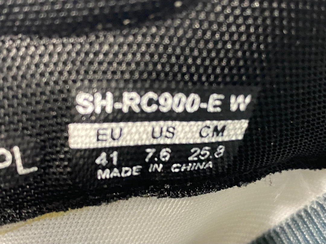 KI597 シマノ SHIMANO S-PHYRE SH-RC900-W WIDE ビンディングシューズ 白 BOA EU41