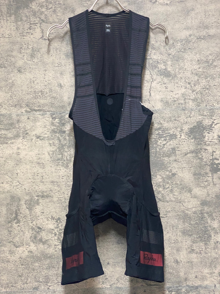JR935 ラファ Rapha BREVET CARGO BIB SHORTS カーゴ ビブショーツ 黒 S ※パッドあたり