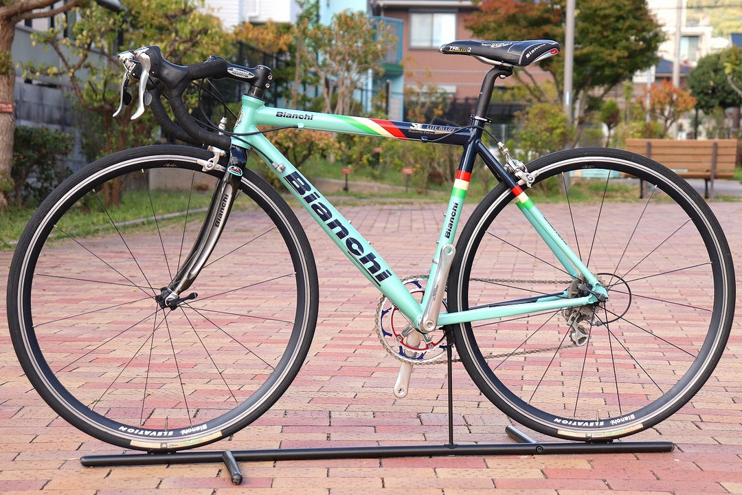 ビアンキ BIANCHI SL LITE ALLOY 2000年頃 シマノ アルテグラ 6500 MIX 9S アルミ ロードバイク 【芦屋店】