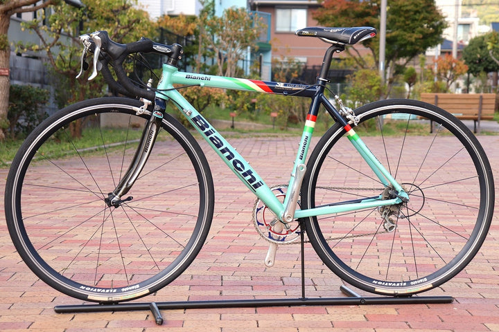 ビアンキ BIANCHI SL LITE ALLOY 2000年頃 シマノ アルテグラ 6500 MIX 9S アルミ ロードバイク 【芦屋店】