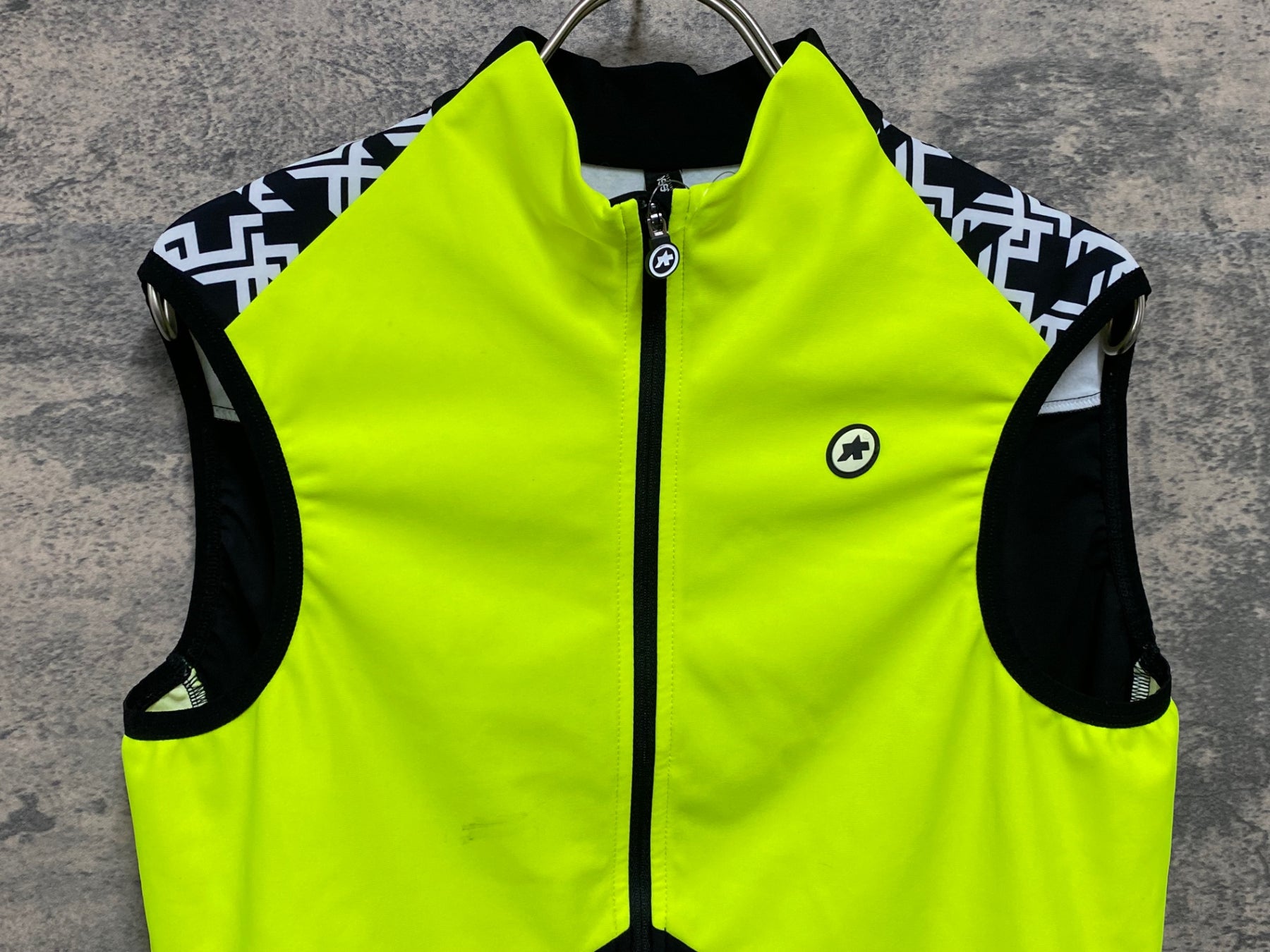 KA901 アソス ASSOS ミレ MILLE GT ジレ サイクルベスト 黄 黒 M
