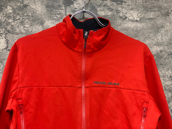 KL226 パールイズミ PEARL iZUMi 長袖 サイクルジャージ 赤 S 裏起毛