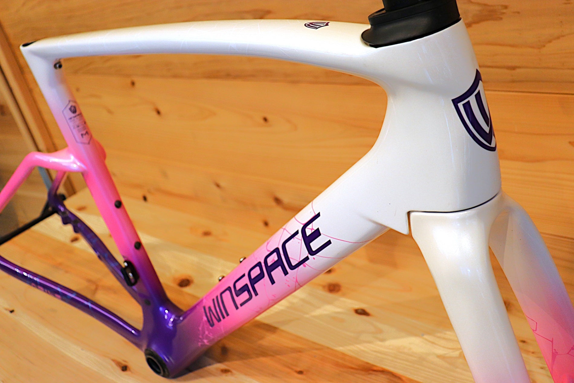 WINSPACE ホワイト ロードバイクフレーム ウィンスペース WINSPACE アジャイル AGILE Mサイズ 2025モデル