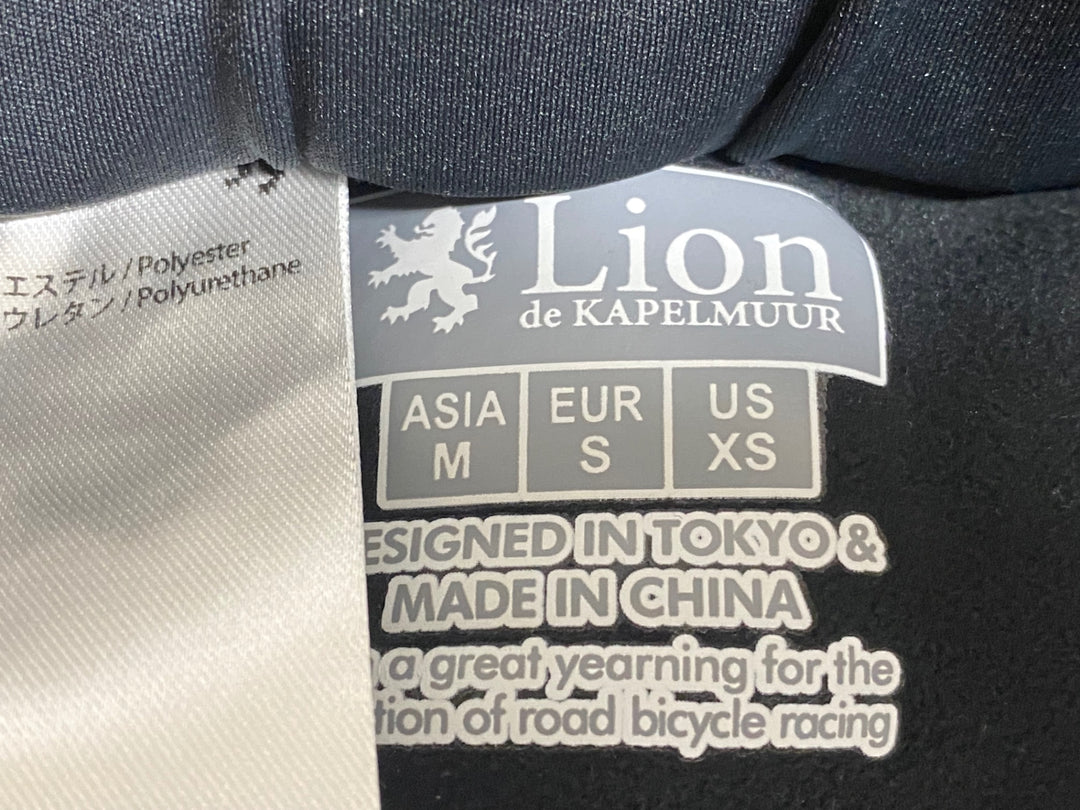 JY360 リオンドカペルミュール Lion de KAPELMUUR レーサータイツ Mサイズ 裏起毛 黒