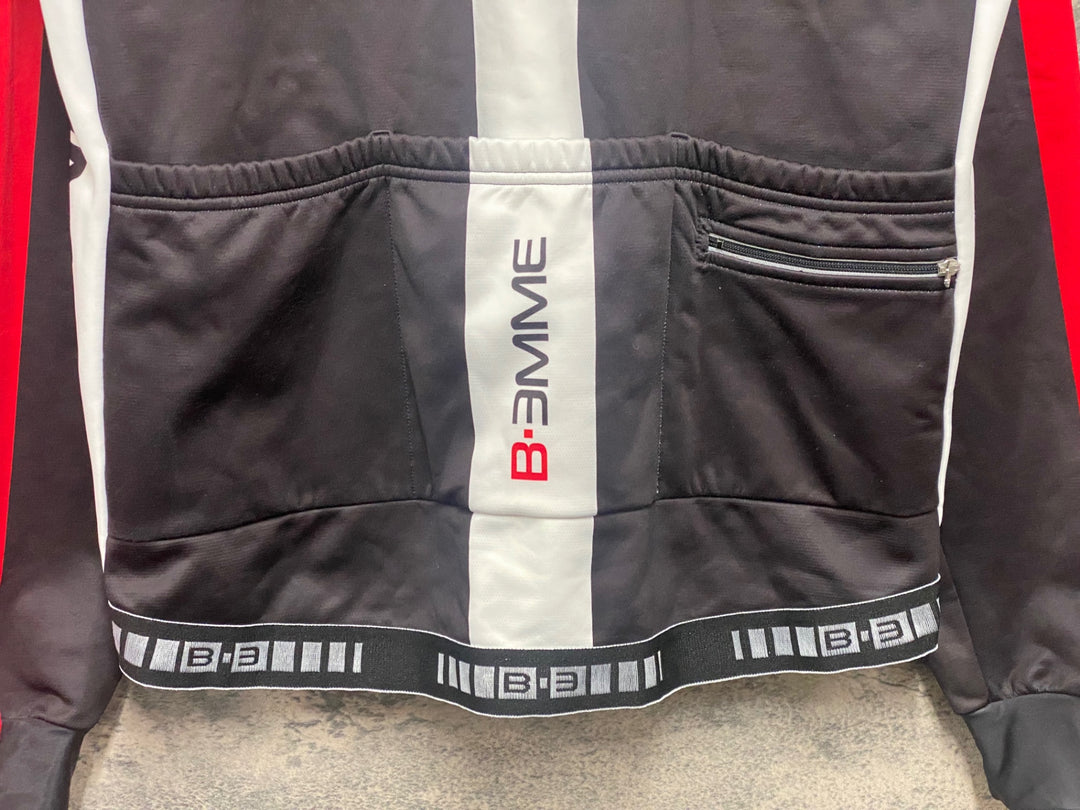 JW993 ビエンメ BEMME 長袖 サイクルジャージ 黒 M 裏起毛
