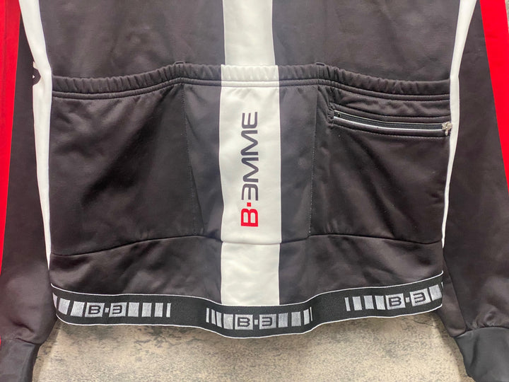 JW993 ビエンメ BEMME 長袖 サイクルジャージ 黒 M 裏起毛