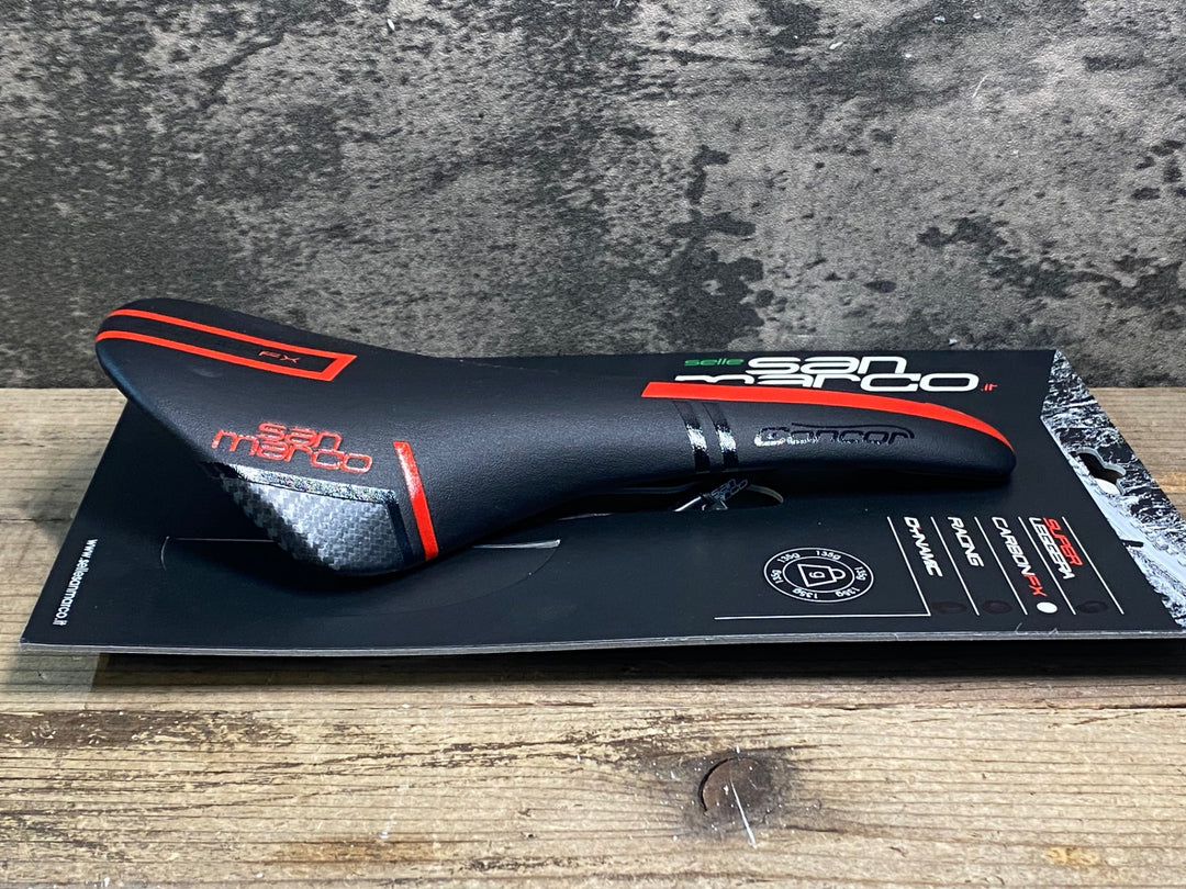 JR315 san marco CONCOR CARBON FX サドル NARROW CARBON レール 黒赤