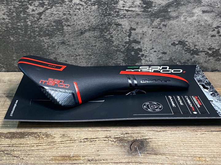 JR315 san marco CONCOR CARBON FX サドル NARROW CARBON レール 黒赤