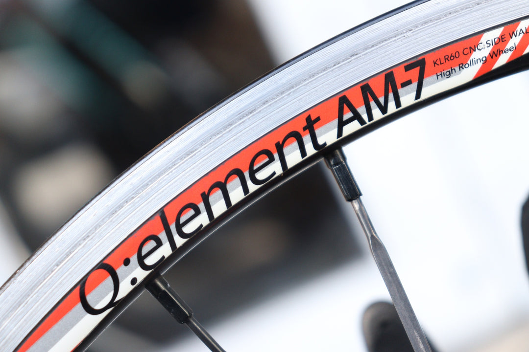 タイレル TYRELL Q:ELEMENT AM-7 アルミ クリンチャー ホイールセット シマノ10S 20インチ 406 【横浜店】