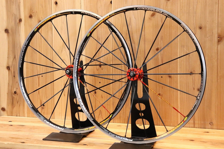 マヴィック MAVIC キシリウム KSYRIUM SL SUPERLIGHT アルミ クリンチャー ホイールセット シマノ 11S/12S ナローリム 15C 【芦屋店】
