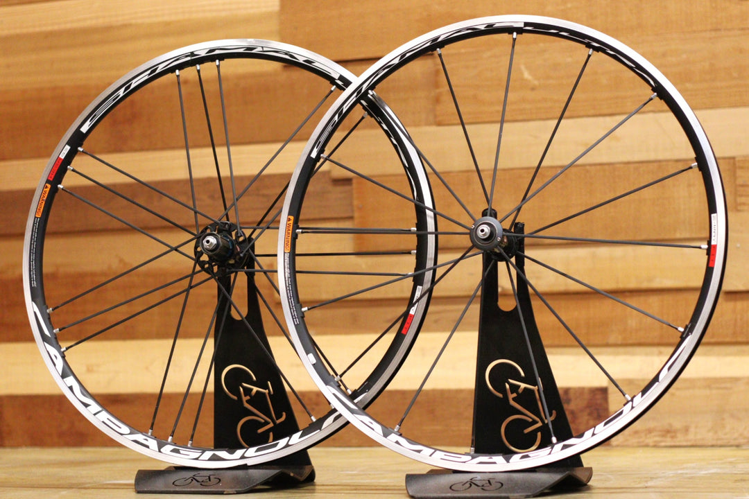 訳あり カンパニョーロ Campagnolo シャマルウルトラ SHAMAL ULTRA 2-WAY FIT アルミ クリンチャー チューブレス ホイールセット シマノ12/11S 15C 【立川店】
