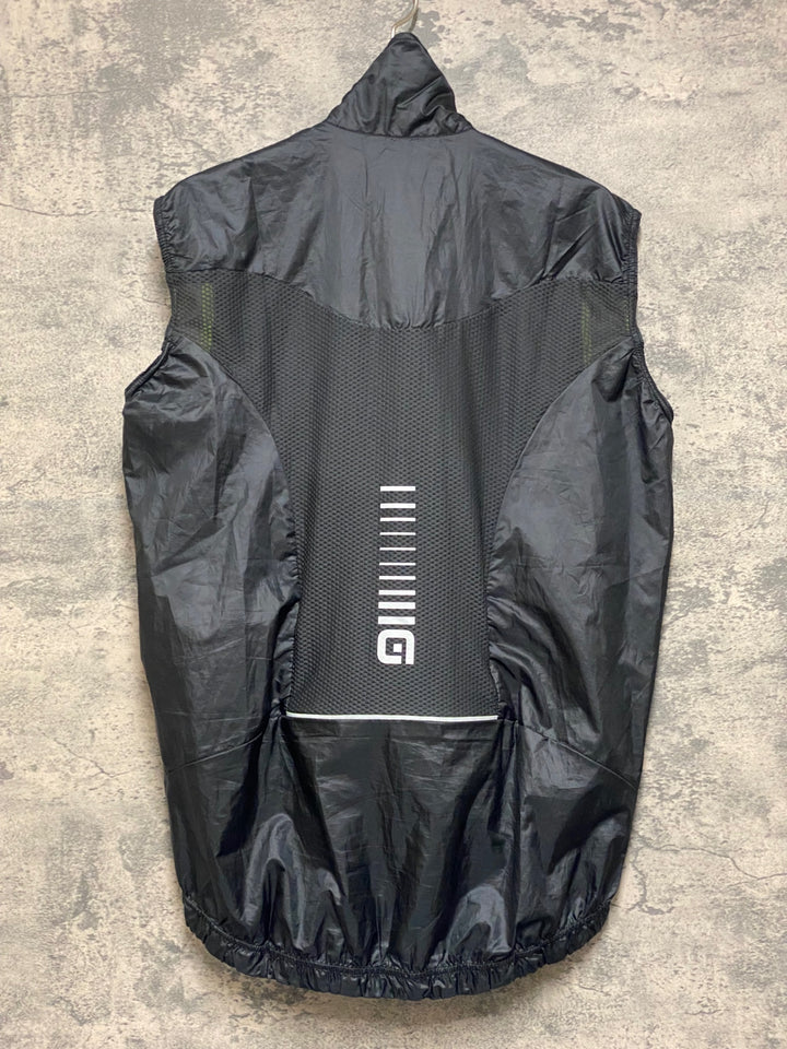 JN482 アレ ALE サイクルベスト ジレ グレー M 黒