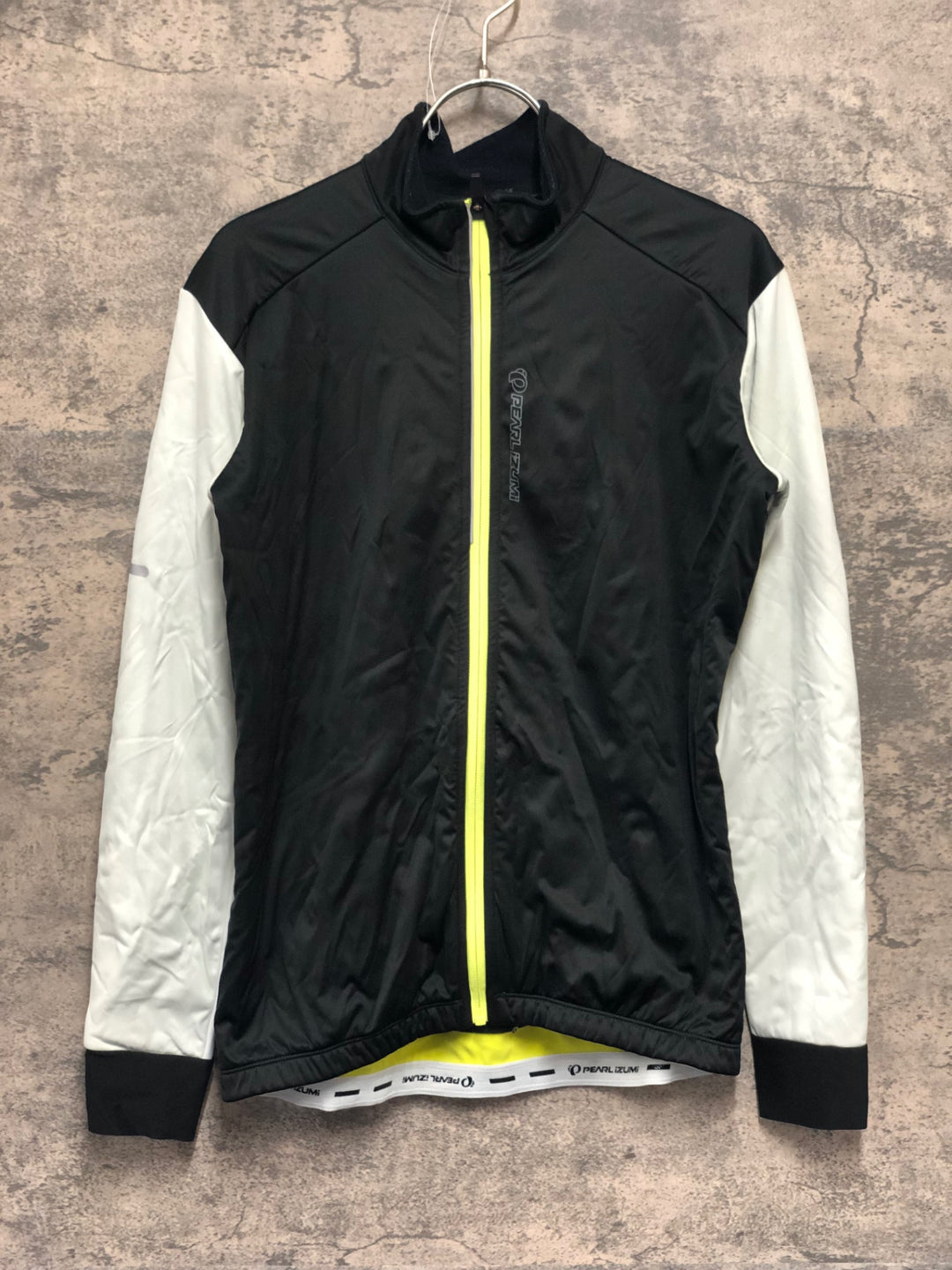 KJ365 パールイズミ PEARL iZUMi 長袖 サイクルジャケット 裏起毛 黒 グレー M