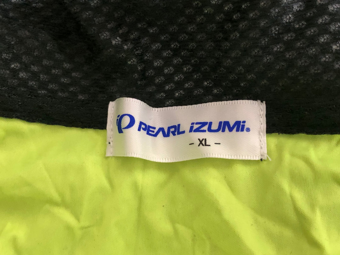 KL019 パールイズミ PEARL iZUMi 長袖 ウィンドブレーカー 蛍光 黃 黒 XL