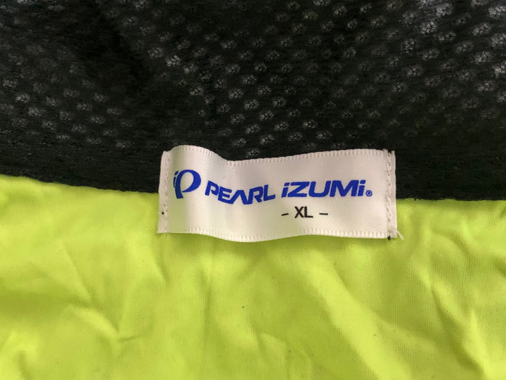 KL019 パールイズミ PEARL iZUMi 長袖 ウィンドブレーカー 蛍光 黃 黒 XL