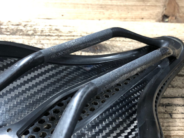 JW415 スペシャライズド SPECIALIZED S-WORKS POWER WITH MIRROR サドル カーボンレール 143mm ※クッション劣化のためジャンク
