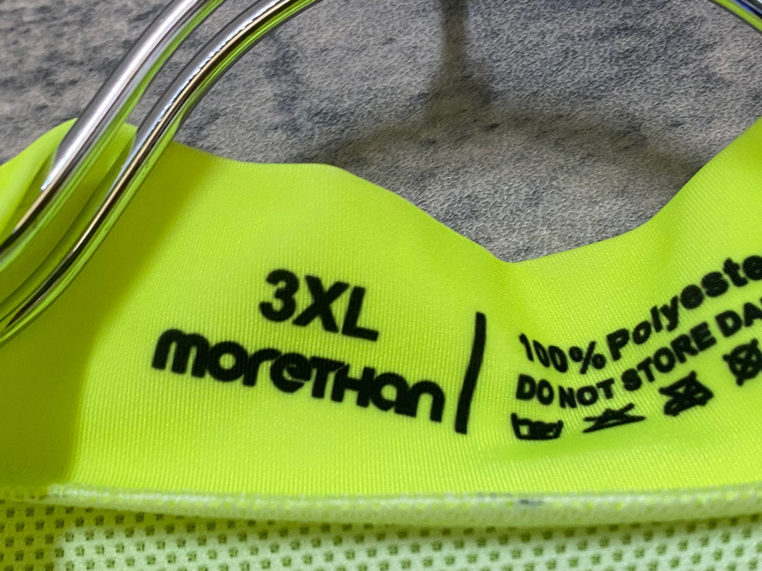 KN293 モーゼン morethan サイクルベスト ジレ 黄 3XL
