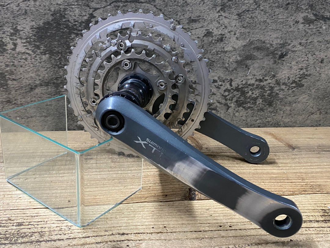 JK484 シマノ SHIMANO XTR FC-M952 クランクセット 175mm 46-36-24T 3x9S オクタリンクBB付属