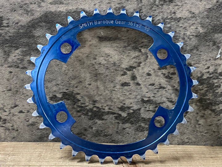 JP621 スミス SMITH バロックギア Baroque Gear インナーチェーンリング 青 36T±2 90°