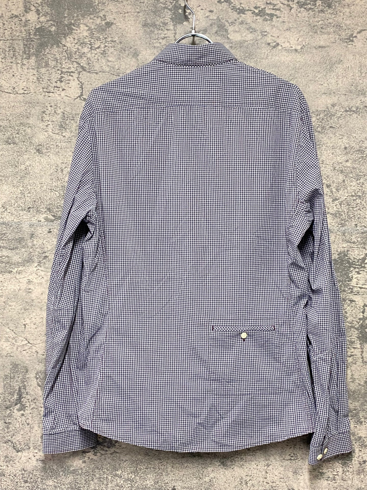 KI182 ラファ Rapha LONG SLEEVE SHIRT 長袖 シャツ チェック柄 M